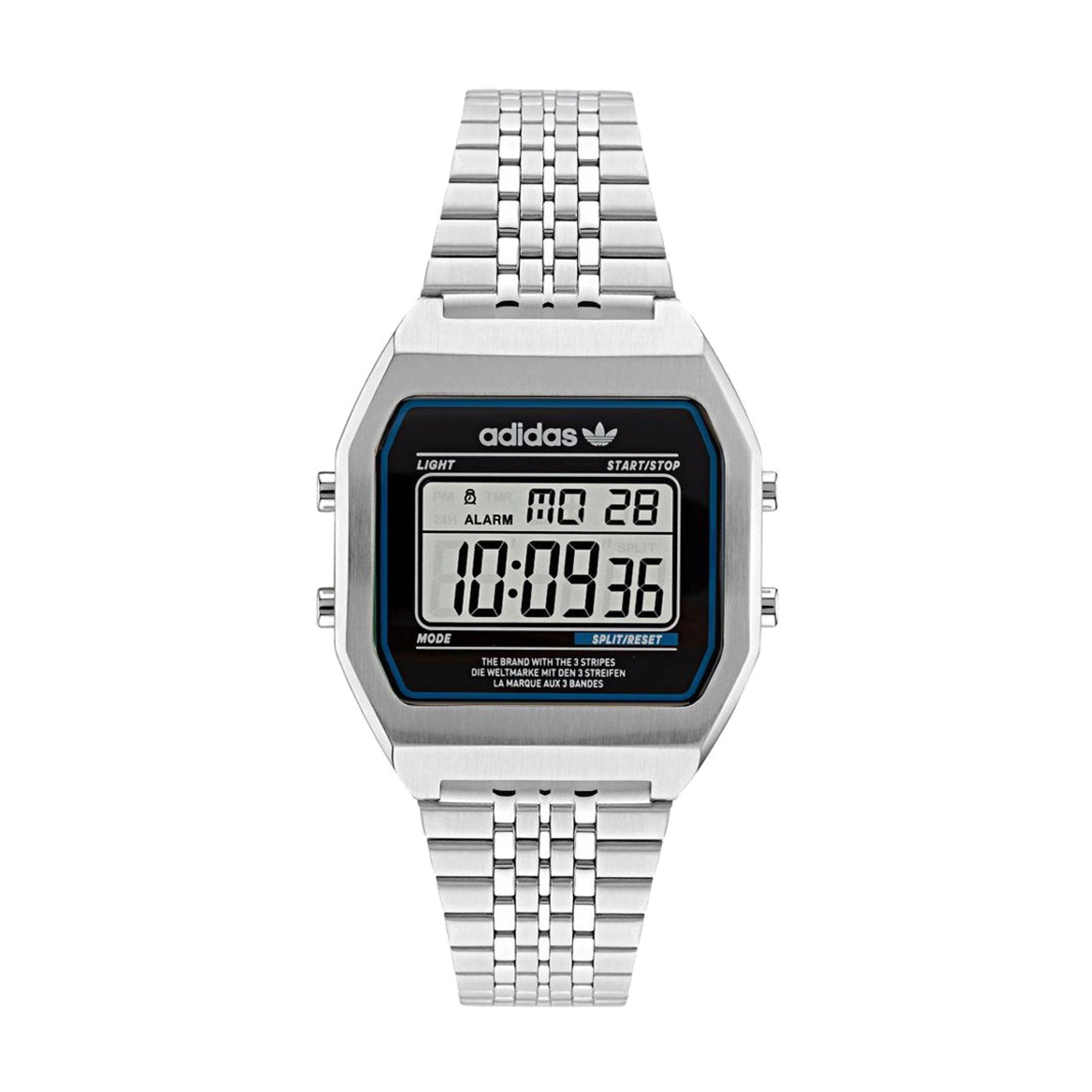 Adidas Street Digital Two AOST22072 Unisex Watch Chronograph - Adidas Street Digital Two AOST22072 Unisex Watch Chronograph