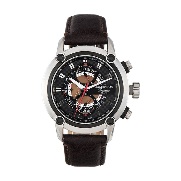 Romanson Premier PL2642HM1DA32W Mens Watch Chronograph - Romanson Premier PL2642HM1DA32W Mens Watch Chronograph