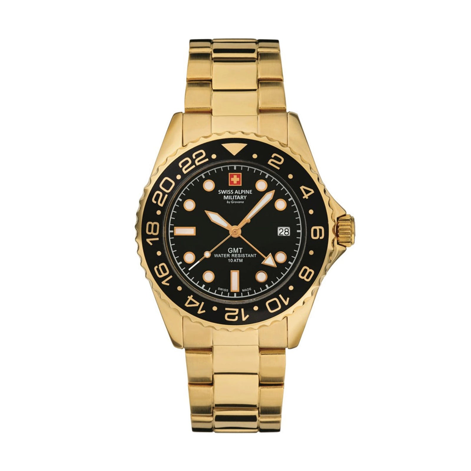 Swiss Alpine Military GMT 7052.1117SAM Mens Watch - Swiss Alpine Military GMT 7052.1117SAM Mens Watch
